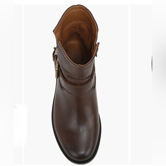 ZODIAC Women Miller Harness Leather Lug Sole Boot Block Chunky Heel Shoe Size 10 - Picture 3 of 10